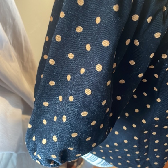 Madewell Corduroy Cropped Top with bubble sleeves - Picture 4 of 8